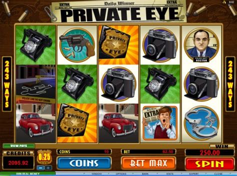 private eye microgaming|Private Eye slot from Microgaming 243 ways with 2 bonus .